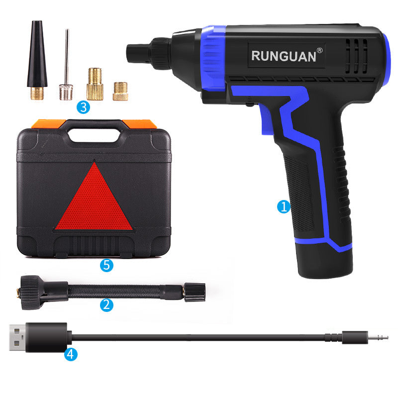 🔋 Kabellose, tragbare Multifunktions-Luftpumpe – Für Auto, Motorrad & Haushalt geeignet