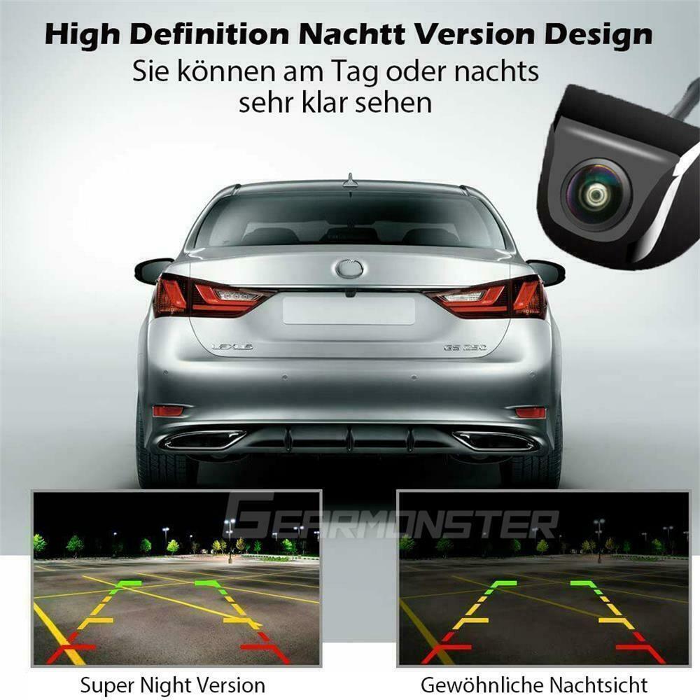 Rückfahrkamera Auto – Weitwinkel Metallgehäuse Wasserdicht – 170° Blickwinkel – DE Versand