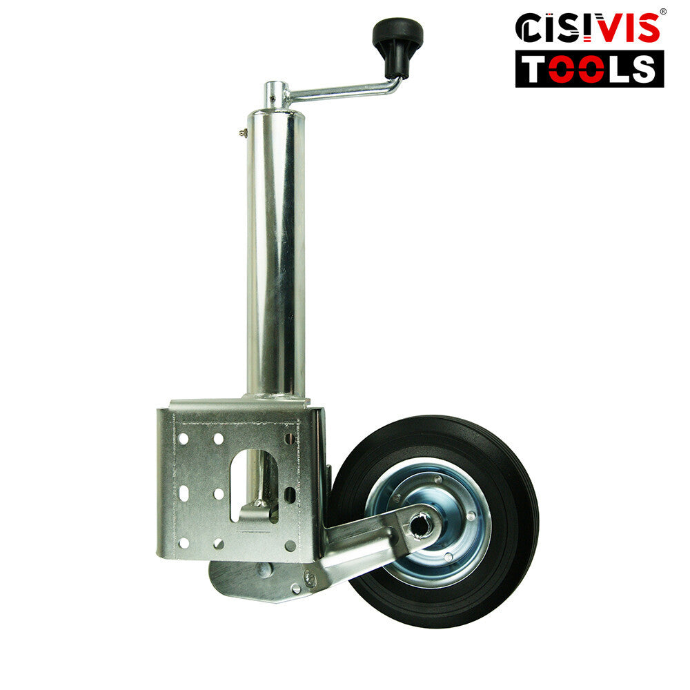 Automatisches Stützrad für Anhänger & Wohnwagen – 500 kg Tragkraft, 200x60 mm