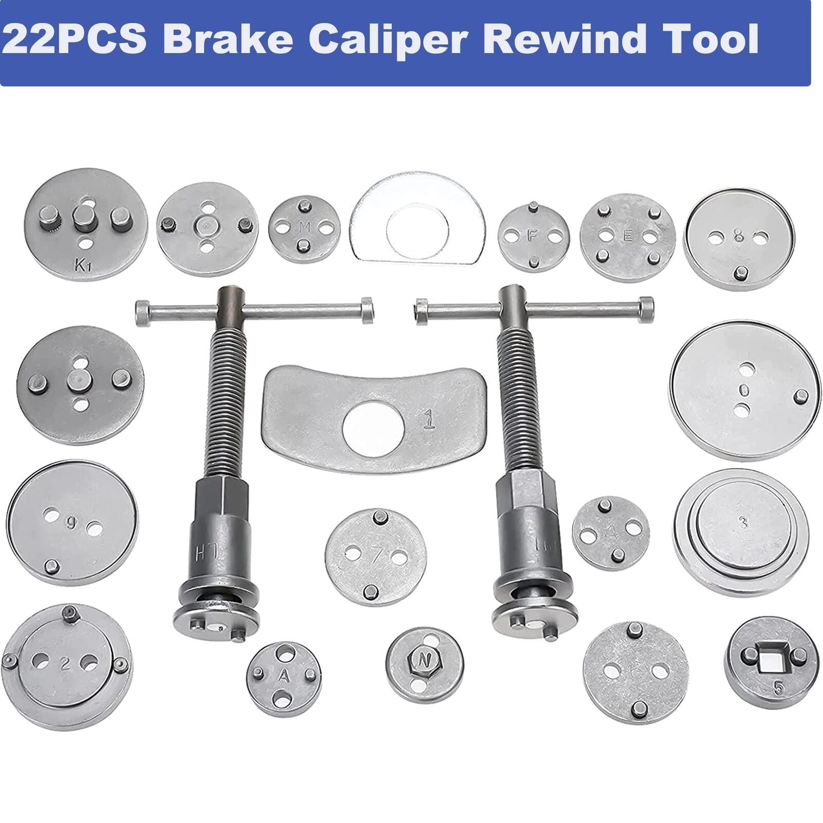 Bremskolbenrücksteller Werkzeug Set 23-tlg – Für VW, Opel, Ford, BMW usw.