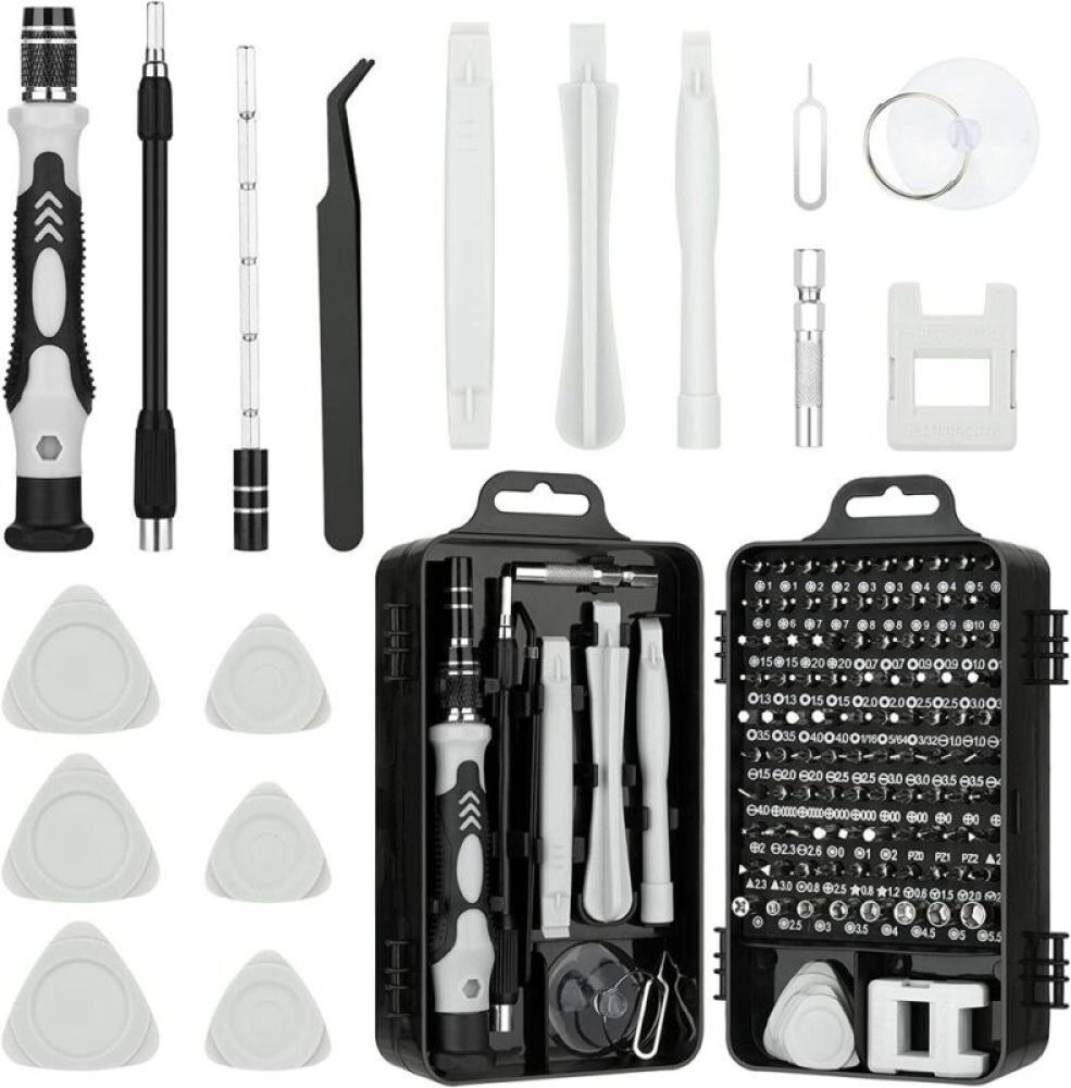 Torx Präzisions-Schraubendreher Set – Mini Bit-Set für Handy, Laptop, Uhr & Elektronik 115-tlg
