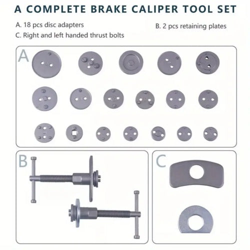 Bremskolbenrücksteller Werkzeug Set 23-tlg – Für VW, Opel, Ford, BMW usw.